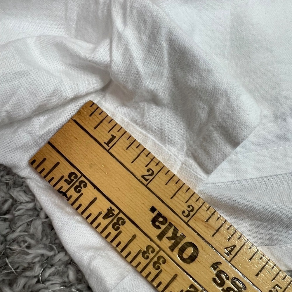 Womens Sleep Shorts By Hollister XS White Cotton Class of '25 Pockets Soft Girl - Picture 9 of 10